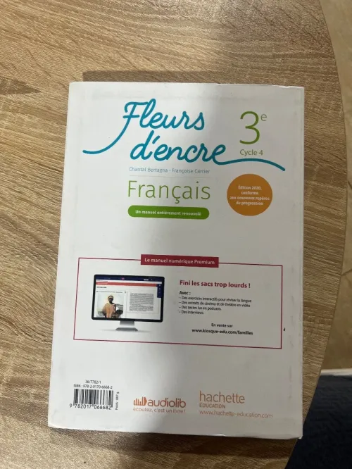Manuel scolaire programme français
