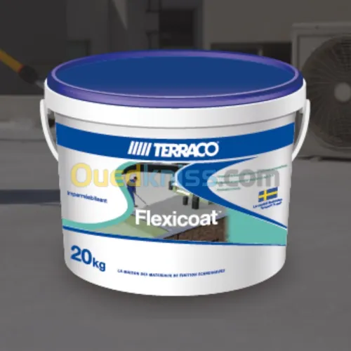    ETANCHEITE LIQUIDE FLEXICOAT de TERRACO 20KGS 5KGS