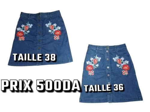 Des jupes en jeans 