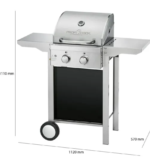 barbecue a gas proficook 