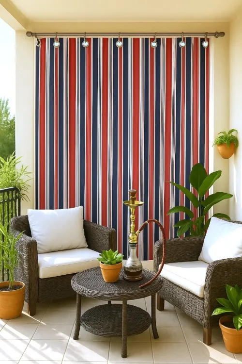 Rideau de Balcon pratique de chez TEXATEC