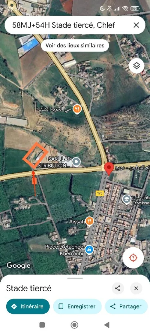 Vente Terrain Chlef Chlef