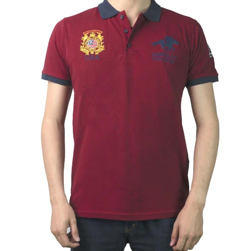 POLO AMERICAN COLLEGE HOMME GRENAT
