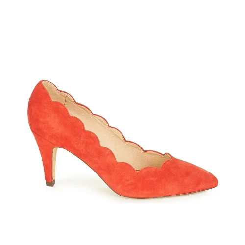 ESCARPINS ANDRÉ FEMME SAPHIR DAIM ORANGE
