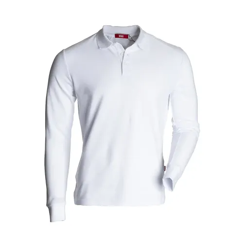 POLO MANCHES LONGUES DEPART HOMME BLANC