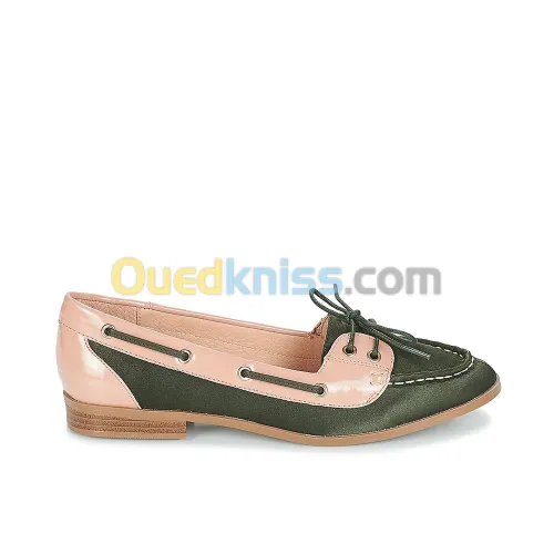 MOCASSINS ANDRÉ FEMME NONETTE VERT MILITAIRE