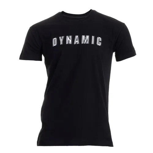 T-SHIRT HOMME DEPART  NOIR 100% COTON PRINT