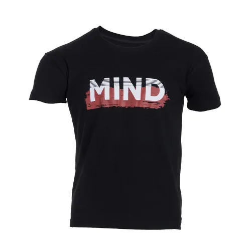 T-SHIRT HOMME DEPART NOIR 100% COTON PRINT