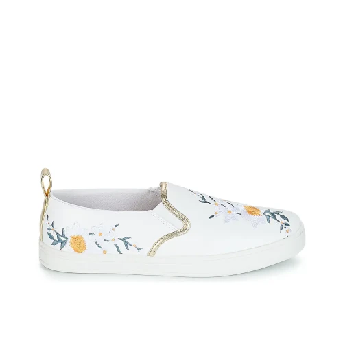 ESPADRILLES ANDRÉ FEMME CHARDON TEXTILE BLANC