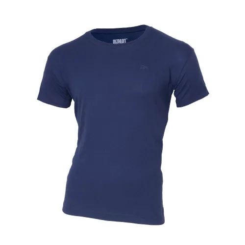 T-SHIRT HOMME DEPART  BLEU 100% COTON SIMPLE