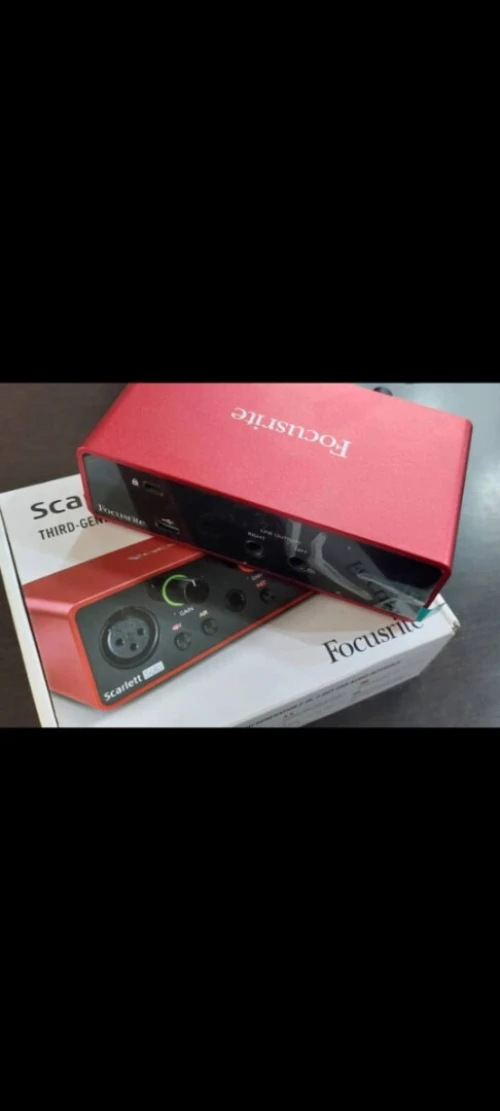 Podmice Rode   Focusrite Scarlett solo  Microphone stand Xlr microphone cable