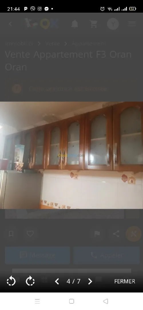 Vente Appartement F3 Oran Oran