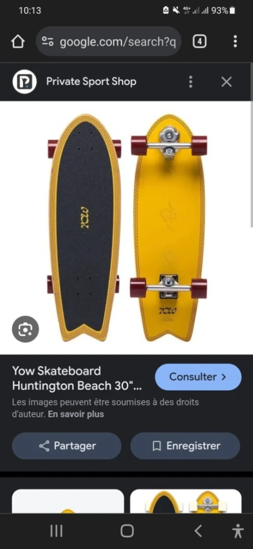 Skateboard Yow surfskate