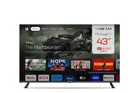 Téléviseur Stream 43" Google TV UHD (4K) frameless démo intégré