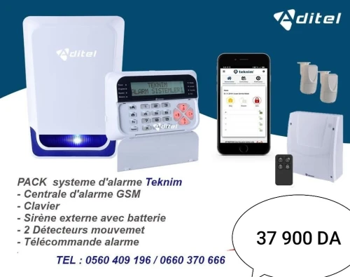 SYSTÈME D'ALARME TEKNIM GROS DÉTAIL