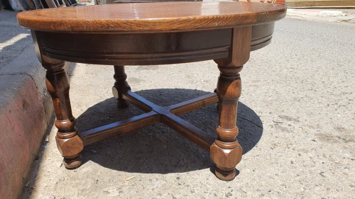 Très belle Table basse ronde en bois massif LIQUIDATION
