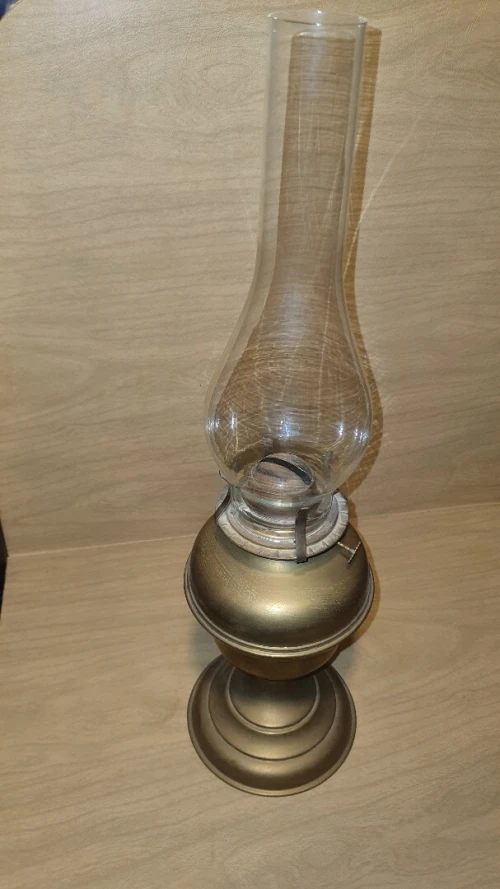 Lampe à pétrole Kinké en cuivre / Laiton