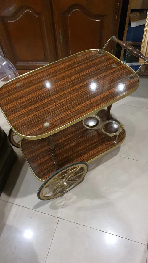 Chariot, Déssert retro des années 1960's en bois LIQUIDATION