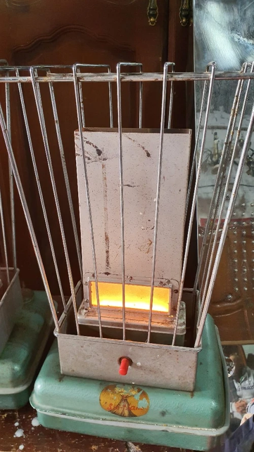 Ancien Réchaud chauffage à kérosène , pétrole de la marque Sie-flam années 20's  LIQUIDATION