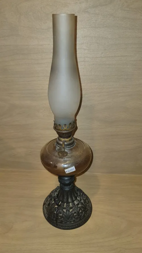 Lampe à Pétrole Antique Victorienne / édouardien , vintage, kinké de collection