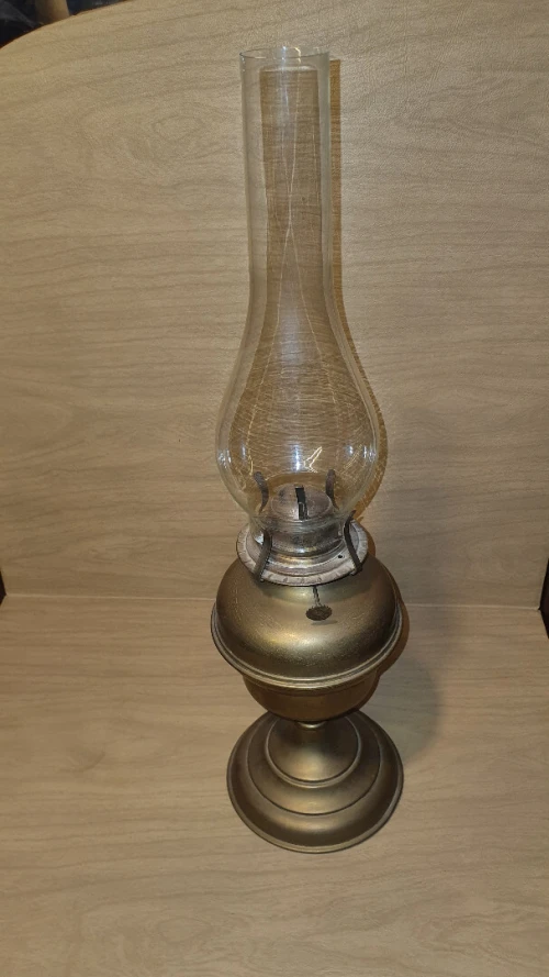 Lampe à pétrole Kinké en cuivre / Laiton
