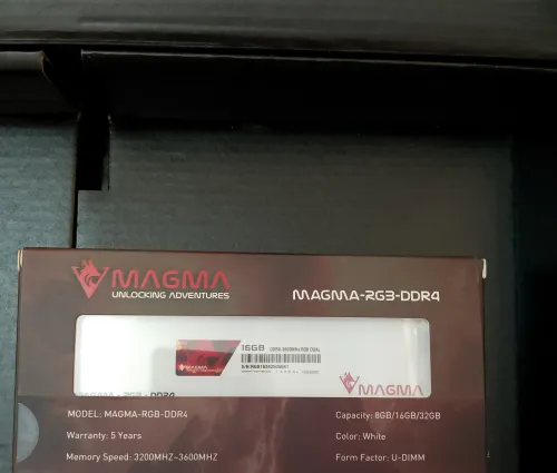 RAM DDR4 MAGMA RGB 16GB (1x16) 3600MHZ