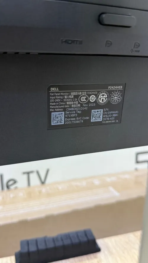 Écran de visioconférence Dell Pro 24 Plus - P2424HEB