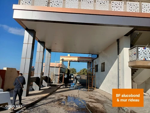 تغليف الواجهات الخارجية و الداخلية 
