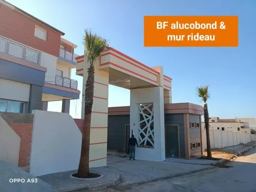 تغليف الواجهات الخارجية و الداخلية 