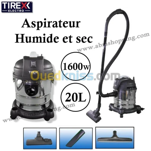 Aspirateur Humide et sec 20L 1600W | TIREX