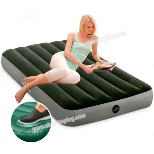 Matelas Gonflable Avec Pompe à Pied 191.76.25cm INTEX