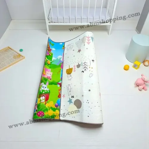 Tapis de jeux pour enfants double face 200.180 cm