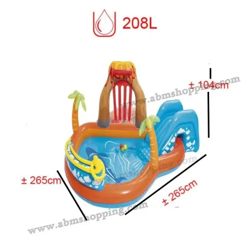 Piscine toboggan 265x265x104cm | Bestway