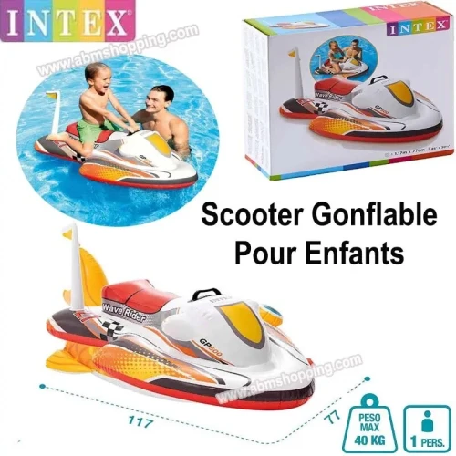 Scooter Gonflable pour enfants 117*77 cm Intex