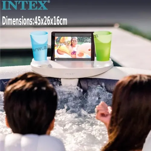 Plateau à boissons mural à Led blanc pour spa gonflable | Intex