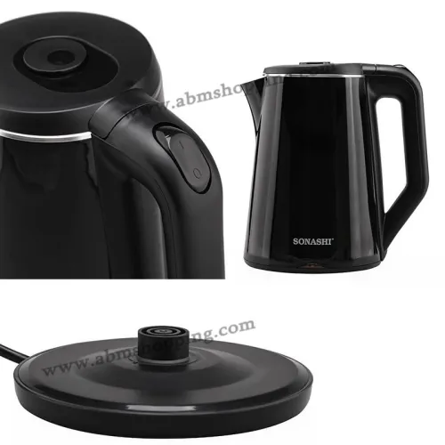 GRANTIE produit 2 ans Bouilloire Electrique Sans Fil en Inox 1.8L 2200W | Sonashi