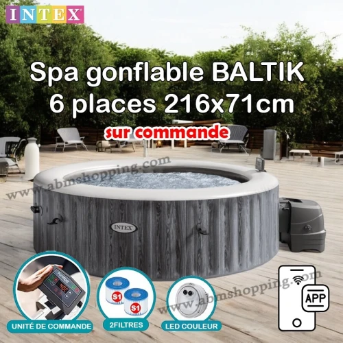 Spa gonflable BALTIK 6 places 216x71cm | INTEX