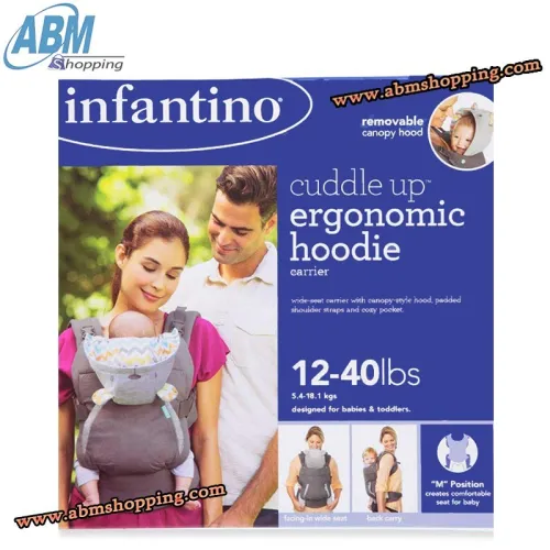 Porte Bébé Ergonomic Hoodie Carrier _ Infantino