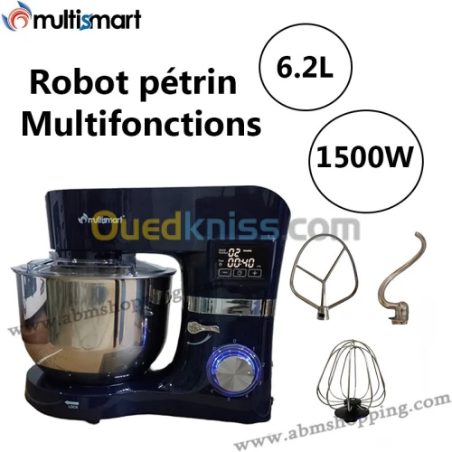Robot pétrin multifonction 1500W 6.2L | MULTISMART