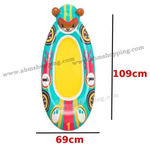 Bateau bouée gonflable Bear 109 x69cm | Bestway Bateau bouée gonflable Bear 109 x69cm | Bestway