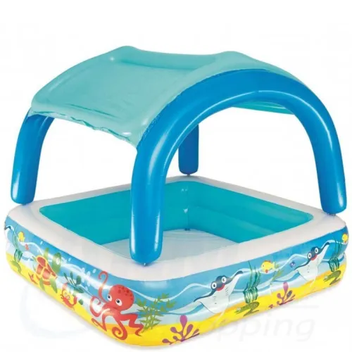 Piscine pour enfant avec auvent gonflable 140x 140 x 114 cm - Bestway (facturation disponible) 