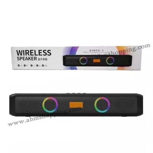 Haut-parleur avec éclairage LED et Bluetooth sans fil (facturation disponible) 