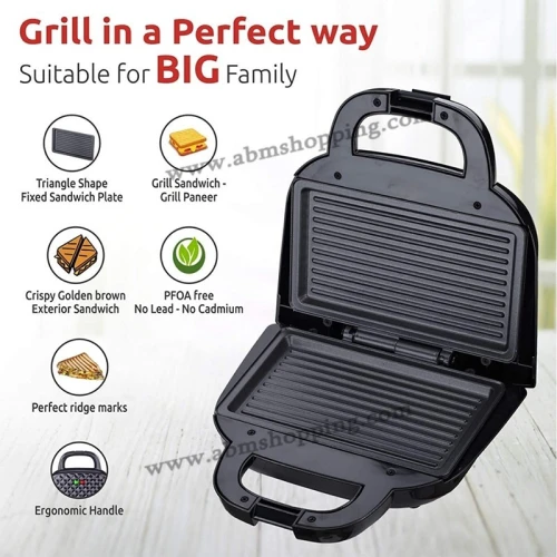 Presse à panini et Grill 750 W En forme de sac | Multismart -panineuse 