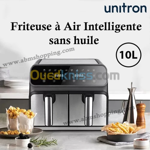 Friteuse à Air Intelligente sans huile 10L | UNITRON قلاية هوائية  