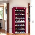 Armoire en tissu 07 étages 123x27x57cm