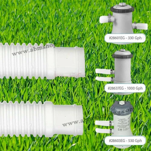Tuyau Blanc de Piscines  32mm X 150cm | INTEX