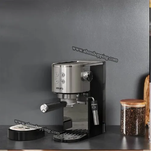 Machine à café expresso -15bars- à pompe virtuoso + inox | Krups
