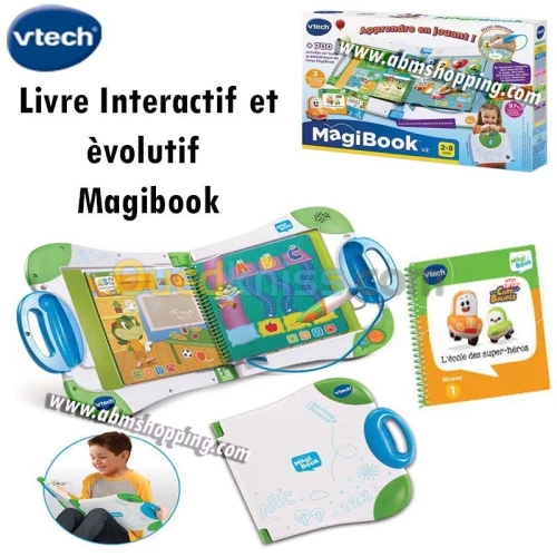 Livre interactif et évolutif  Magibook  vtech