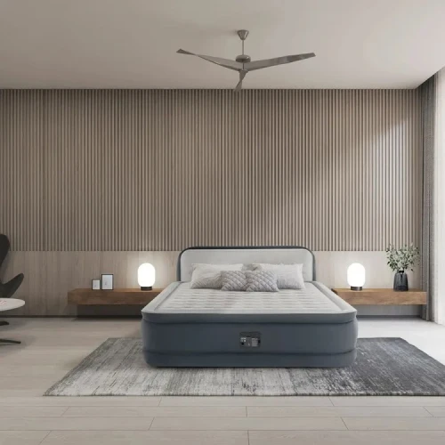 Lit d appoint Ultra Plush Headboard 2 personnes 236x152x86cm | INTEX (facturation disponible)