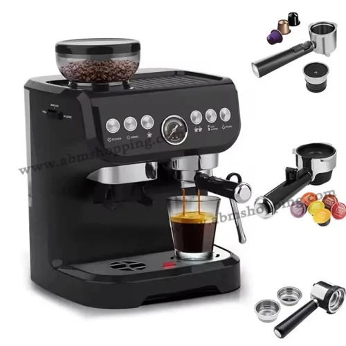 Machine à café1450W,19bar,2L|BRANDMAN